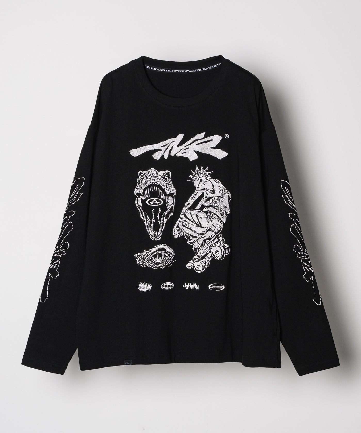 Johann×AIVER 刺繡L/S TEE