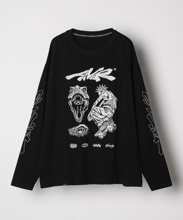 Johann×AIVER　刺繡L/S TEE
