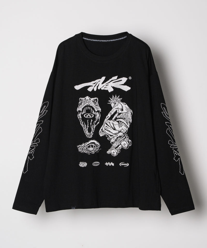 Johann×AIVER　刺繡L/S TEE