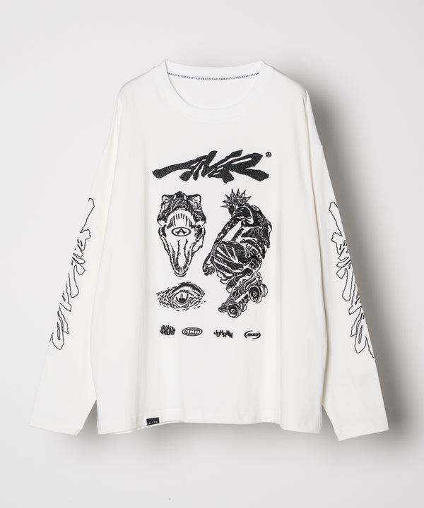 Johann×AIVER　刺繡L/S TEE