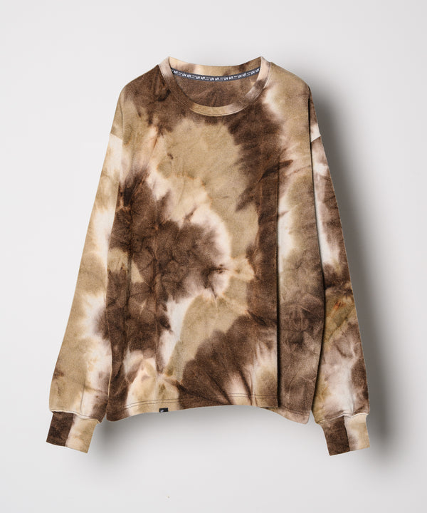 【予約】AFF AIVER　ムラ染めニットL/S TEE