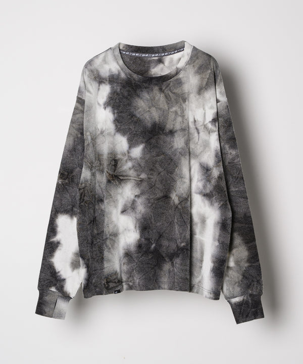 【予約】AFF AIVER　ムラ染めニットL/S TEE