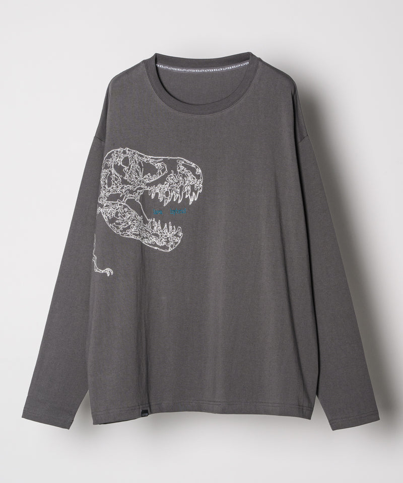 AIVER　レックス刺繍L/S TEE