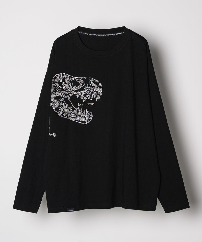 AIVER　レックス刺繍L/S TEE