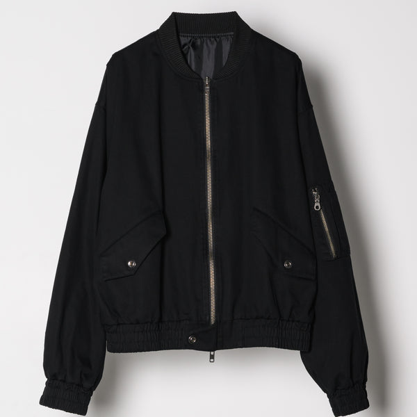 【美品】 AIVER ベロア フライトジャケット M 定価17000円 AIVER（アイバー）の「AIVER ベロアフライトジャケット