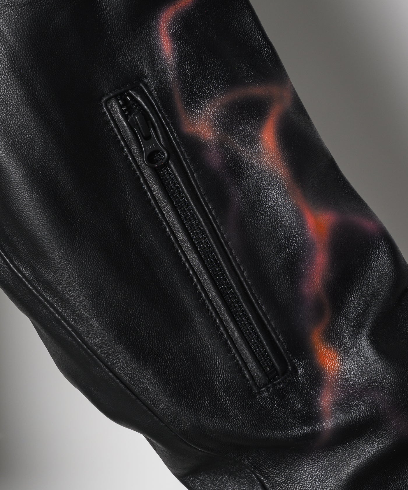 Johann×AIVER レザーフライトジャケット