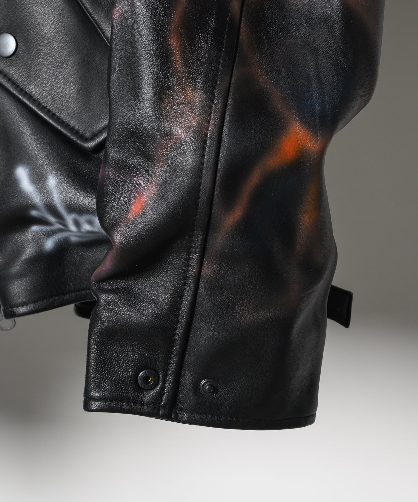 Johann×AIVER レザーフライトジャケット