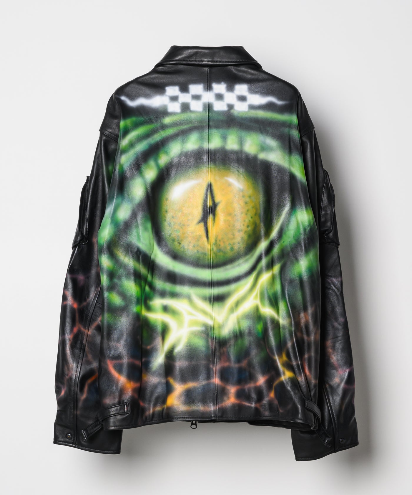 Johann×AIVER レザーフライトジャケット