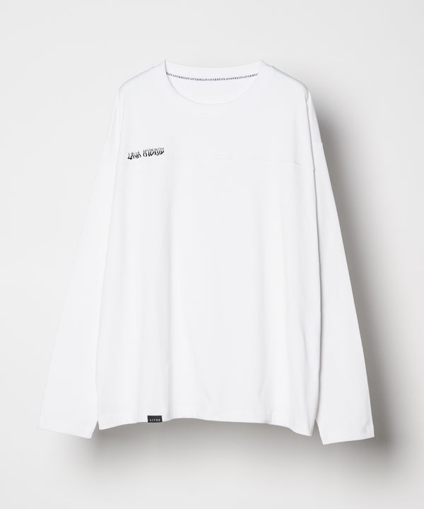 【予約】AIVER　30/2ウォッシュ天竺フットボールL/S TEE