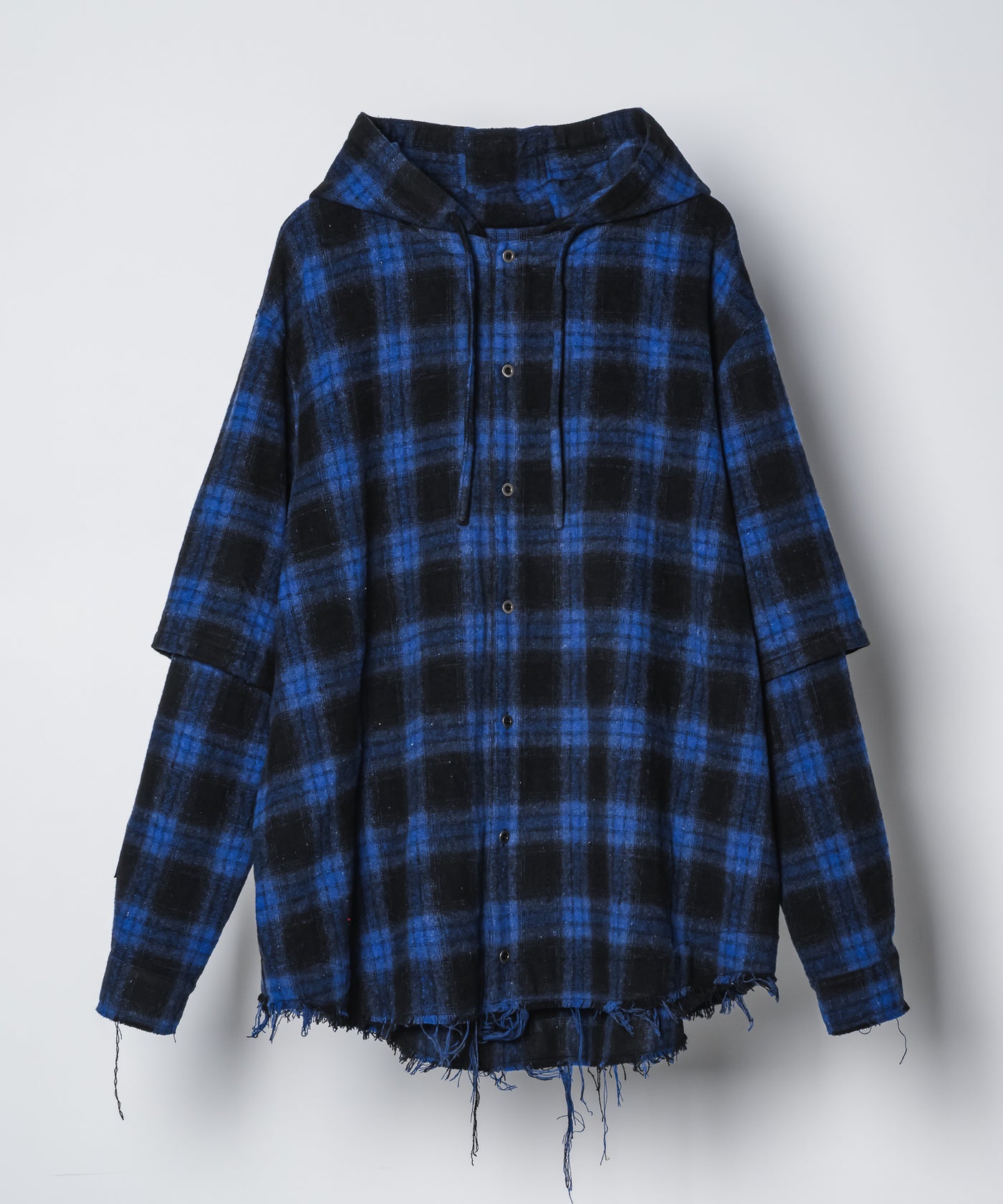 小*麦様 40s ウールシャツジャケット / オンブレチェック 開襟 バージンウ 40s SEARS Pilgrimピルグリム オンブレチェック ウールシャツ