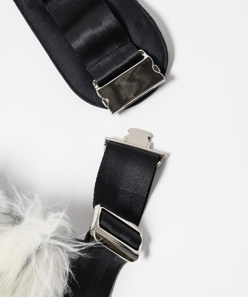 【予約】AIVER Atelier Made　ミックスファーショルダーバッグ
