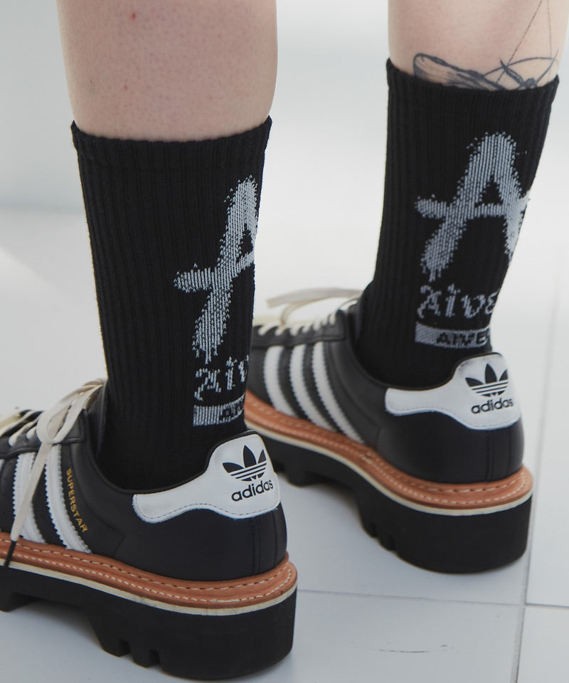 AIVER　Aロゴソックス　MADE IN JAPAN