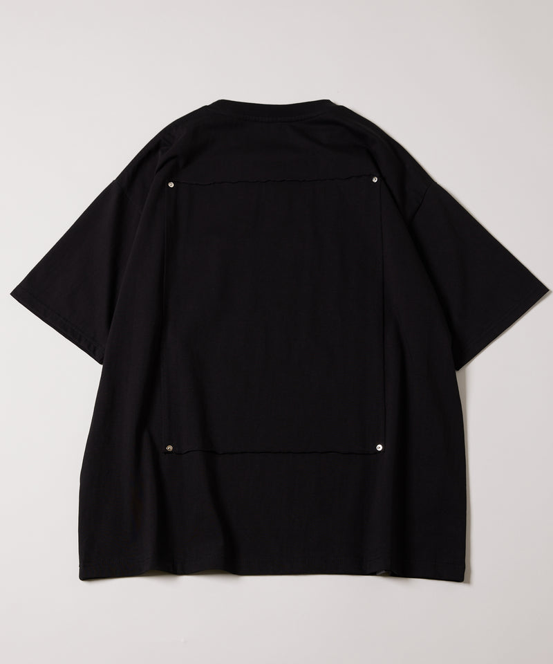 AIVER　シルケット天竺リベットパッチTEE