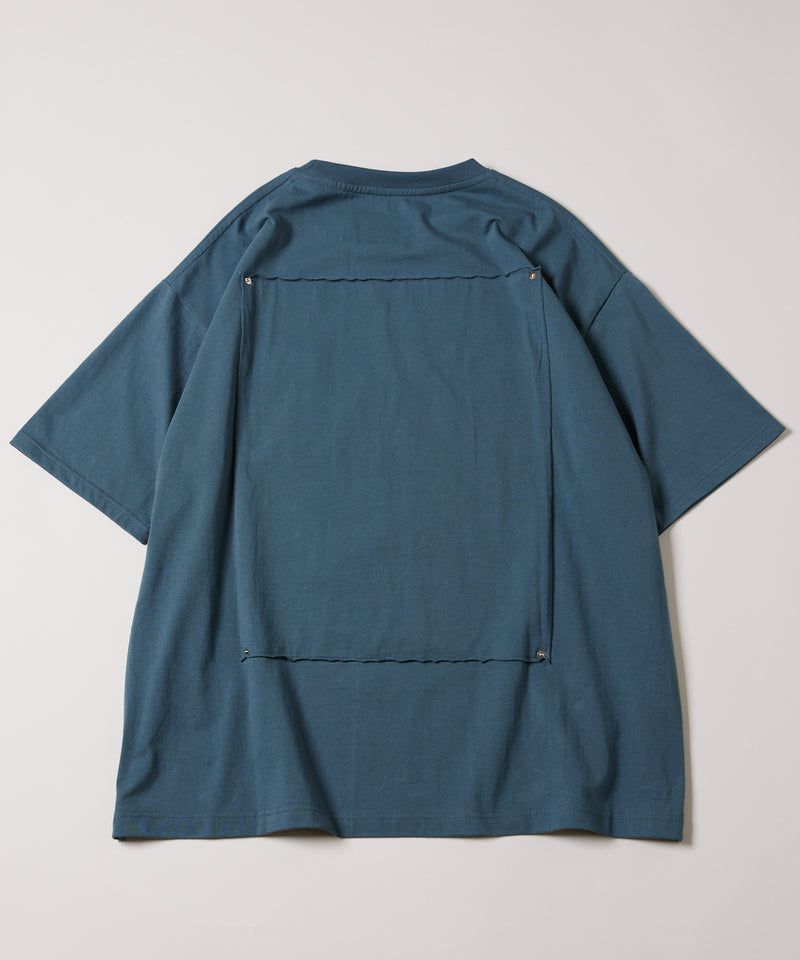 AIVER　シルケット天竺リベットパッチTEE