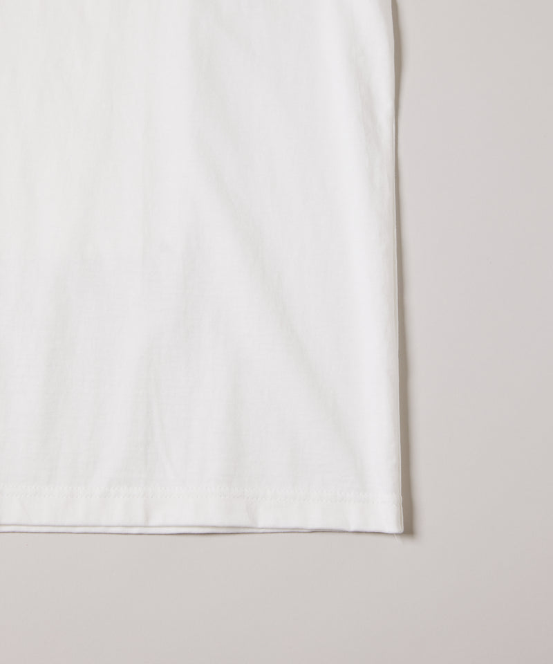 AIVER　シルケット天竺リベットパッチTEE