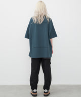 AIVER　シルケット天竺リベットパッチTEE