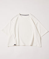 AIVER　16/-ウォッシュ天竺 SSセミクロップドTEE