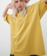 AIVER　シルケット天竺リベットパッチTEE