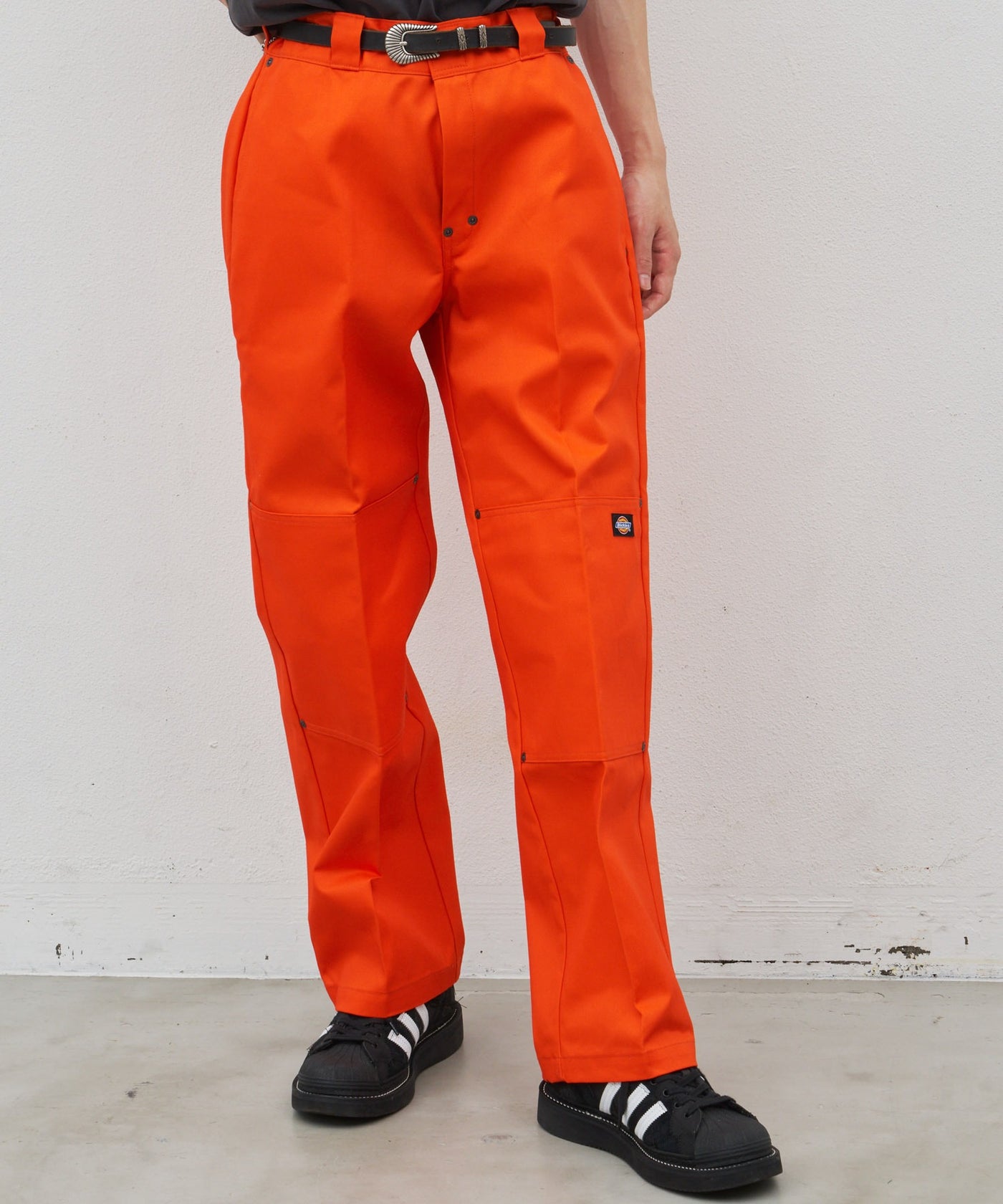EVILACT Dickies オレンジ ワークパンツ、東京インディアンズ
