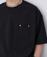 AIVER　シルケット天竺リベットパッチTEE